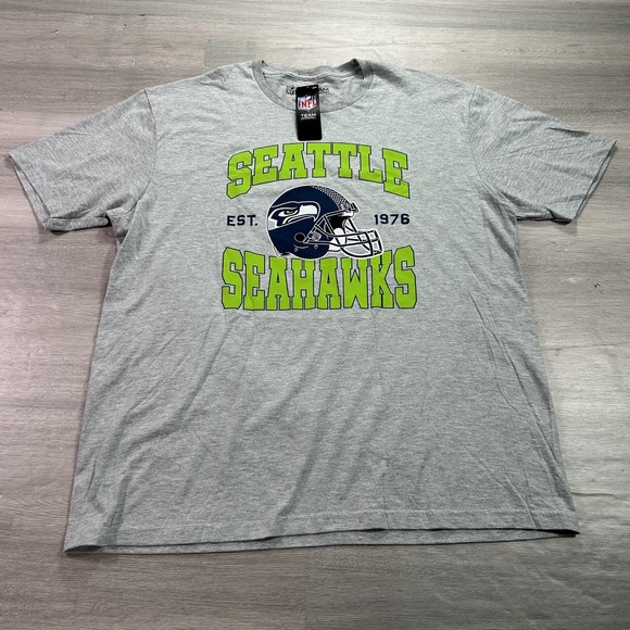 NFL Team Apparel Other - NEW Seattle Seahawks Shirt Mens XL Gray NFL Football Graphic Tee Crewneck